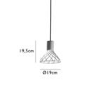 Lustre Pendente Oro Dourado Em Metal E Madeira Para 1 Lâmpada