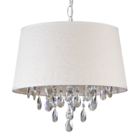 Lustre Pendente Panamá Cristal Para 3 Lâmpadas E27 Llum