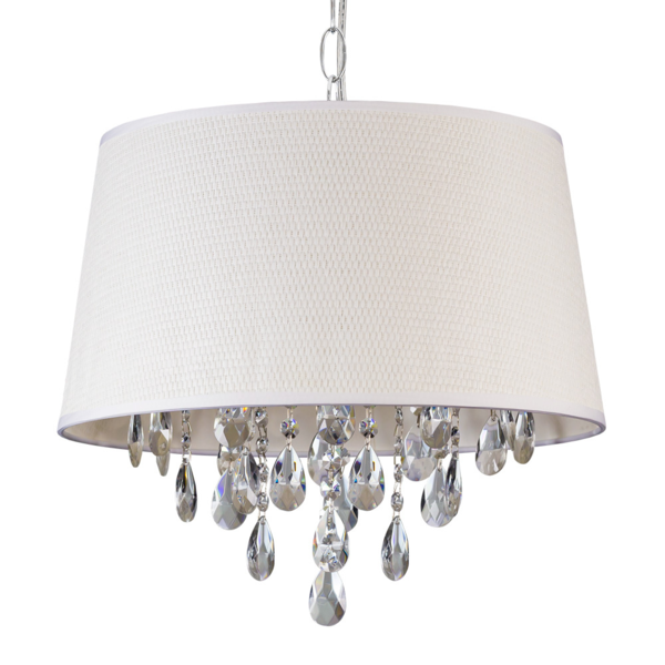 Lustre Pendente Panamá Cristal Para 3 Lâmpadas E27 Llum