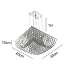 Lustre Pendente para 8 Lâmpadas G9 - KYOTO40-PEND