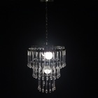 Lustre Pendente Para Sala De Cristal Acrilico Gotas