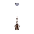 Lustre Pendente para Sala Lucce nas Cores Cobre, Cromado e Tr