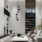 Lustre Pendente Para Sala Pé Direito Alto 5m Mbm - Preto