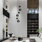 Lustre Pendente Para Sala Pé Direito Alto 5m Mbm - Preto