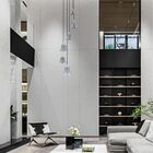 Lustre Pendente Para Sala Pé Direito Alto Duplo Sp-flora Bran