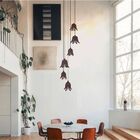 Lustre Pendente Para Sala Pé Direito Alto Duplo Sp-flora Marr