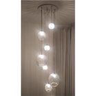 Lustre Pendente Para Sala Pé Direito Duplo Mix Ball P7 - Bran