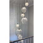 Lustre Pendente Para Sala Pé Direito Duplo Mix Ball P7 - Bran