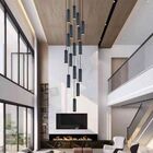 Lustre Pendente Para Sala Pé Direito Duplo Multi Focus Preto