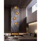 Lustre Pendente Para Sala Pé Direito Duplo Quatro Arabesques