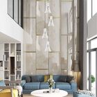 Lustre Pendente Para Sala Pé Direito Duplo Quatro Short Funne