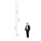 Lustre Pendente Para Sala Pé Direito Duplo Quatro Star Branco