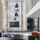 Lustre Pendente Para Sala Pé Direito Duplo Sp-drop Preto