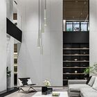 Lustre Pendente Para Sala Pé Direito Duplo Sp-focus Marfim