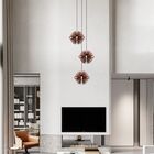 Lustre Pendente Para Sala Pé Direito Duplo Trio Arabesques Ma