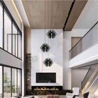 Lustre Pendente Para Sala Pé Direito Duplo Trio Arabesques Pr