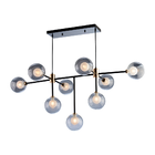 Lustre Pendente Para Sala Sputnik Manhattan Moderno 9 Lâmpada