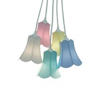 Lustre Pendente Paris Arabescos Cores Suaves Bivolt