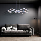 Lustre Pendente Perfil Led 96w Moderno Quarto Sala Escritorio