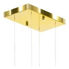 Lustre Pendente Plafon Império Cristal Crilik Ls7204 Dourado