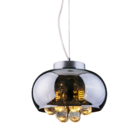 Lustre Pendente Plafon Mini Bacia Cristal Moderno 21cm Sala Q