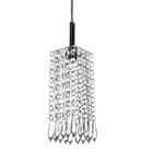 Lustre Pendente Quadrado Clearcrillic Cristal Acrílico Com L