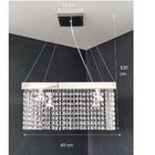 Lustre Pendente Quadrado Cristal Legítimo Ac105