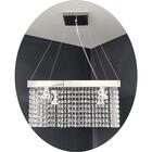 Lustre Pendente Quadrado Cristal Legítimo Ac105