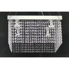 Lustre Pendente Quadrado Cristal Legítimo Ac105