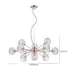 Lustre Pendente Quality Atomy 1269 G9 Bivolt Cobre