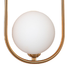 Lustre Pendente Quality Cadre 1334 G9 Bivolt - Bronze / Branc