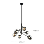 Lustre Pendente Quality Cutie 1331 E27 Bivolt - Fumê - Único