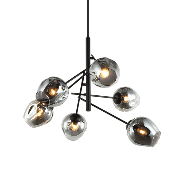 Lustre Pendente Quality Cutie 1331 E27 Bivolt - Fumê - Único