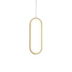 Lustre Pendente Quality Hoop 1321 Led Bivolt Dourado