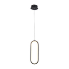 Lustre Pendente Quality Hoop 1321 Led Bivolt - Preto - Único
