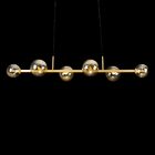 Lustre Pendente Quality Orbit 1527 G9 Bivolt Dourado / Champa
