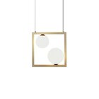 Lustre Pendente Quality Orbit 1533 G9 Bivolt Dourado