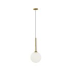 Lustre Pendente Quality Orbit 1534 G9 Bivolt Dourado / Branco