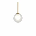 Lustre Pendente Quality Orbit 1534 G9 Bivolt Dourado / Transp