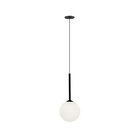Lustre Pendente Quality Orbit 1534 G9 Bivolt Preto / Branco