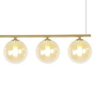 Lustre Pendente Quality Orbit Ii 1555 Dourado / Champagne G9