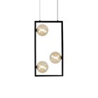 Lustre Pendente Quality Orbit Ii 1557 Preto G9 Bivolt