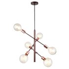 Lustre Pendente Quality Pd1310 Arrow Marrom E27 Bivolt