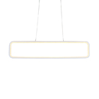 Lustre Pendente Quality Recto 1320 Led Bivolt - Branco - Único