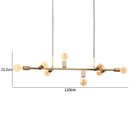 Lustre Pendente Quality Spine 1607 E27 Bivolt Dourado