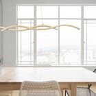 Lustre Pendente Quality Twine 1339 Com Led Bivolt Dourado