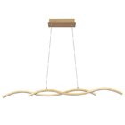 Lustre Pendente Quality Twine 1339 Com Led Bivolt Dourado