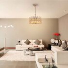 Lustre Pendente Redondo Montaggio Basic Cristal Legítimo 45cm