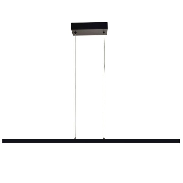 Lustre Pendente Retangular Linear Com Led Integrado Slim 100c