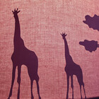 Lustre Pendente Safari Savana Cúpula Tecido 30x15cm  Rosa